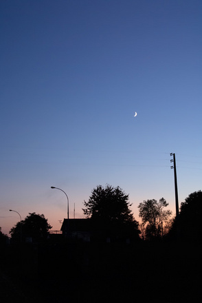 Ecluse au coucher