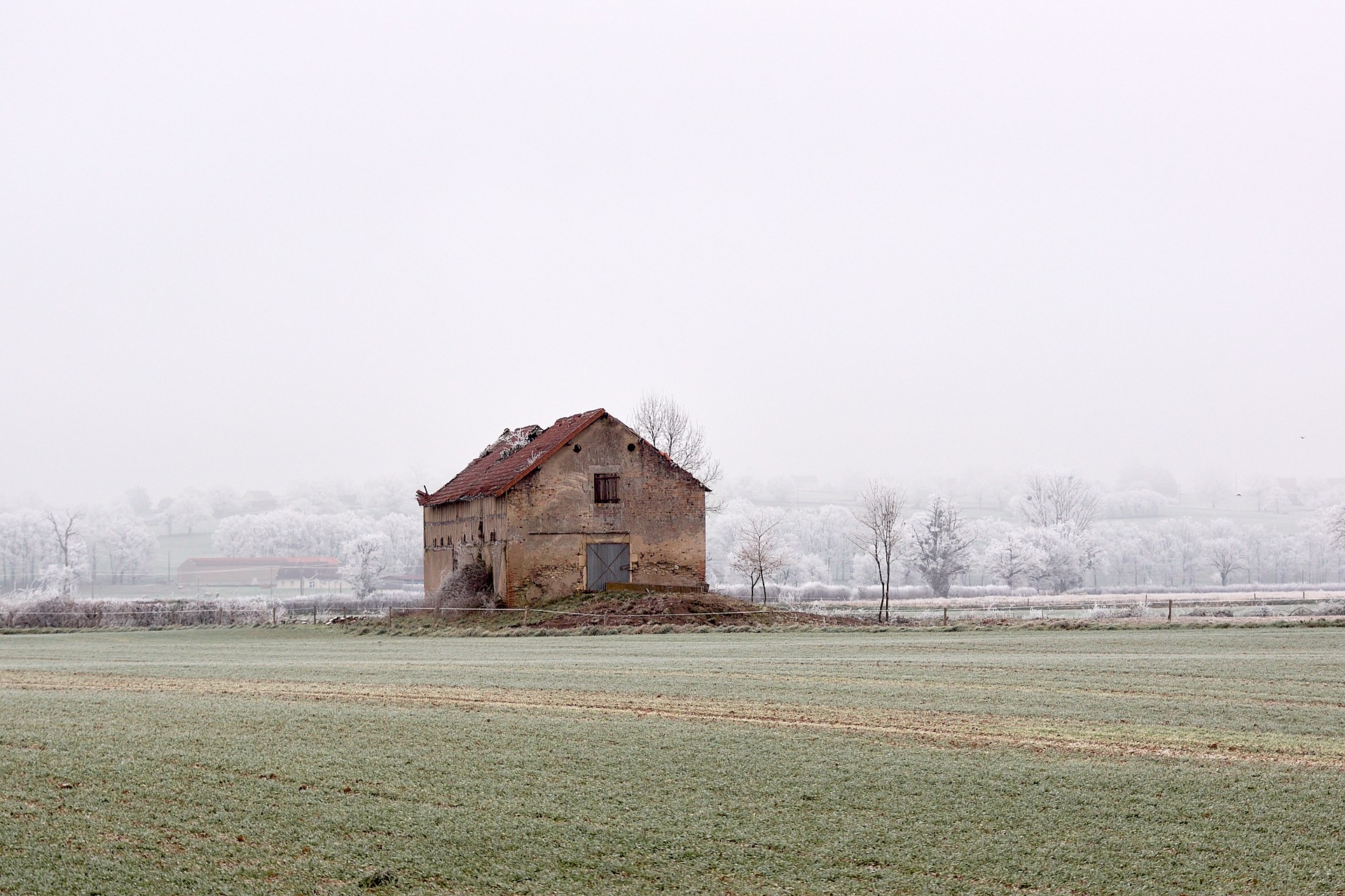 Ferme givrée